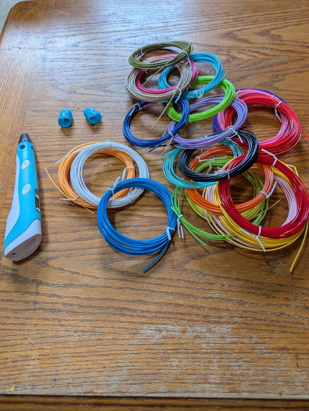 3D Printing Pen Kit With Multicolor Filament Refills DIY Craft Drawing Tool